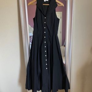 Black Button Down Dress